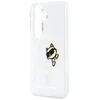 Karl Lagerfeld IML Choupette Peekaboo Logo magnetinis dėklas iPhone Samsung Galaxy S26 telefonui, skaidrus