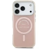 Karl Lagerfeld IML Karl RSG Logo MagSafe dėklas skirtas Apple iPhone 17 Pro rožinės spalvos