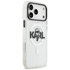 Karl Lagerfeld IML Karl Sketch Logo MagSafe dėklas Apple iPhone 17 Pro Max Clear