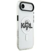 Karl Lagerfeld IML Karl Sketch Logo MagSafe dėklas Apple iPhone Air Clear