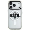 Karl Lagerfeld IML Karl Sketch Logo MagSafe dėklas Apple iPhone 17 Pro Clear