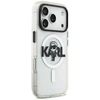Karl Lagerfeld IML Karl Sketch Logo MagSafe dėklas Apple iPhone 17 Pro Clear