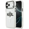 Karl Lagerfeld IML Karl Sketch Logo MagSafe dėklas Apple iPhone 17 Pro Max Clear