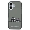 Karl Lagerfeld IML K&CH Heads Logo MagSafe dėklas skirtas Apple iPhone 17 juodos spalvos