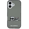 Karl Lagerfeld IML K&CH Heads Logo MagSafe dėklas skirtas iPhone 17 juodos spalvos