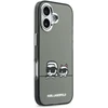 Karl Lagerfeld IML K&CH Heads Logo MagSafe dėklas skirtas iPhone 17 juodos spalvos