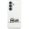 Karl Lagerfeld IML K&CH „Peekaboo“ logotipo magnetinis dėklas, skirtas „iPhone“, „Samsung Galaxy S26“, baltas