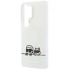 Karl Lagerfeld IML K&CH „Peekaboo“ logotipo magnetinis dėklas, skirtas „iPhone“ „Samsung Galaxy S26 Ultra“, baltas