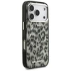 Karl Lagerfeld IML Leopard Pattern MagSafe Dėklas skirtas Apple iPhone 17 Pro rudos spalvos