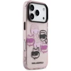 Karl Lagerfeld IML Multi K&CH dėklas telefonui iPhone 17 Pro rožinis