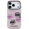 Karl Lagerfeld IML Multi K&CH dėklas telefonui iPhone 17 Pro rožinis