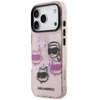 Karl Lagerfeld IML Multi K&CH dėklas telefonui iPhone 17 Pro rožinis