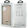 Karl Lagerfeld Karl & Choupette Pins MagSafe dėklas skirtas Apple iPhone 17 rožinės spalvos