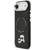 Karl Lagerfeld Karl & Choupette Pins MagSafe dėklas skirtas Apple iPhone Air Juodas