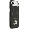 Karl Lagerfeld Karl & Choupette Pins MagSafe dėklas skirtas Apple iPhone Air Juodas