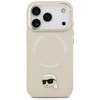 Karl Lagerfeld Karl Pin MagSafe dėklas skirtas Apple iPhone 17 Pro rusvai gelsvas