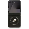 Karl Lagerfeld Karl&Choupette Pins MagSafe dėklas skirtas Samsung Galaxy Z Flip7 juodos spalvos