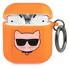 Karl Lagerfeld AIRPODS PRO KLA3UCHFO SILICONE COVER Oranžinis