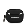 Karl Lagerfeld dėklas, skirtas Airpods Pro KLACAPSILGLBK juodas silikoninis Iconic