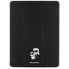 Karl Lagerfeld KLFC13RM24SAKCK Apple iPad Air 13" 2024 Book Cover juodos spalvos Saffiano Magnetic Karl &amp;Choupette