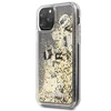 Telefono dėklas Karl Lagerfeld KLHCN58ROGO iPhone 11 Pro juodas &amp; auksinis hard case Glitter