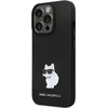 Karl Lagerfeld KLHCP13LSMHCNPK silikoninis telefono dėklas su metaliniu kaiščiu iPhone 13 Pro | iPhone 13, juodas