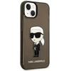 Dėklas Karl Lagerfeld KLHCP14MHNIKTCK iPhone 14 Plus | 15 Plus 6,7" juoda|juodas hardcase Ikonik Karl Lagerfeld