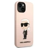 Dėklas Karl Lagerfeld KLHCP14MSNIKBCP iPhone 14 Plus | 15 Plus 6,7" hardcase rožinė|pink Silicone Ikonik