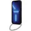 Dėklas Karl Lagerfeld KLHCP14XSACKLHPG iPhone 14 Pro Max 6.7" sidabrinė sidabrinis hardcase Saffiano Monogram Chain