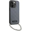 Dėklas Karl Lagerfeld KLHCP14XSACKLHPG iPhone 14 Pro Max 6.7" sidabrinė sidabrinis hardcase Saffiano Monogram Chain