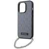 Dėklas Karl Lagerfeld KLHCP14XSACKLHPG iPhone 14 Pro Max 6.7" sidabrinė sidabrinis hardcase Saffiano Monogram Chain