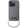 Dėklas Karl Lagerfeld KLHCP14XSACKLHPG iPhone 14 Pro Max 6.7" sidabrinė sidabrinis hardcase Saffiano Monogram Chain