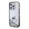 Dėklas Karl Lagerfeld KLHCP15LLKCNSK IPHONE 15 PRO 6.1 "TRANSPARENT HARDCASE LIQUID GLITTER CHUPETTE