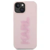 Dėklas Karl Lagerfeld KLHCP15M3DMBKCP iPhone 15 Plus | 14 Plus 6.7" rožinė|pink hardcase 3D Rubber Glitter Logo
