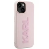 Dėklas Karl Lagerfeld KLHCP15M3DMBKCP iPhone 15 Plus | 14 Plus 6.7" rožinė|pink hardcase 3D Rubber Glitter Logo