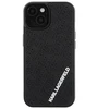 Dėklas Karl Lagerfeld KLHCP15S3DMKRLK 3D guminis telefono su daugybe logotipų sąvartėlis iPhone 15 juodas