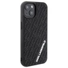 Apple iPhone 15 Karl Lagerfeld dėklas 3D Rubber Multi Logo (KLHCP15S3DMKRLK) juodos spalvos