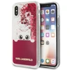 Dėklas Karl Lagerfeld dėkliukas telefonui iPhone X su blizgučiais
