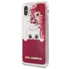 Dėklas Karl Lagerfeld dėkliukas telefonui iPhone X su blizgučiais