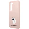 Samsung Galaxy S23 Plus Karl Lagerfeld silikoninis dėklas Choupette (KLHCS23MSNCHBCP) rožinės spalvos