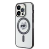 Karl Lagerfeld KLHMP15LHCHNOTK Apple iPhone 15 Pro 6.1" permatomas kietas dėklas IML Choupette's Head MagSafe