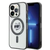 Karl Lagerfeld KLHMP15LHCHNOTK Apple iPhone 15 Pro 6.1" permatomas kietas dėklas IML Choupette's Head MagSafe