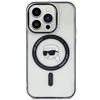 Apple iPhone 15 Pro Max Karl Lagerfeld dėklas IML Karl`s Head MagSafe (KLHMP15XHKHNOTK) skaidrus