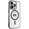 Apple iPhone 15 Pro Max Karl Lagerfeld dėklas IML Karl`s Head MagSafe (KLHMP15XHKHNOTK) skaidrus