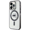 Apple iPhone 15 Pro Max Karl Lagerfeld dėklas IML Karl`s Head MagSafe (KLHMP15XHKHNOTK) skaidrus