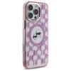 Karl Lagerfeld IML Monogram Karl &amp; Choupette Head MagSafe - dėklas skirtas Apple iPhone 16 Pro pink