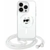 Karl Lagerfeld KLHMP16XHCCHNT Apple iPhone 16 Pro Max 6.9″ kietas dėklas skaidrus IML Choupette Head & Cord
