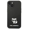 Dėklas Karl Lagerfeld Liquid Silicone Choupette Case for iPhone 14 Plus Juodas