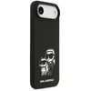 Karl Lagerfeld Liquid Silicone K&CH Sketch MagSafe dėklas skirtas Apple iPhone 17 Air juodos spalvos
