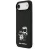 Karl Lagerfeld Liquid Silicone K&CH Sketch MagSafe dėklas skirtas Apple iPhone 17 Air juodos spalvos